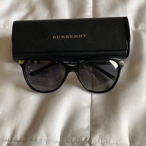 Burberry Black & Gold Sunglasses *Polarized*